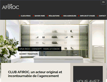 Tablet Screenshot of clubafiroc.com